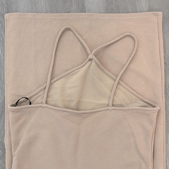 Forever 21, Medium, Tight Dress, Tan - Picture 3 of 4